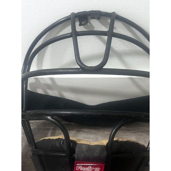 Rawlings Baseball & Softball Catchers/Umpires Mask Face Shield Black - Picture 6 of 9